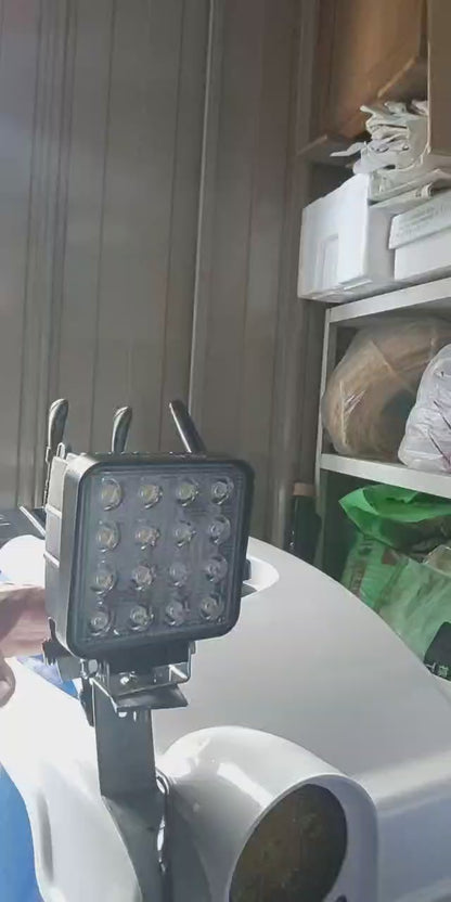 2色仕様ノイズが出ない作業灯ホワイト-イエロー