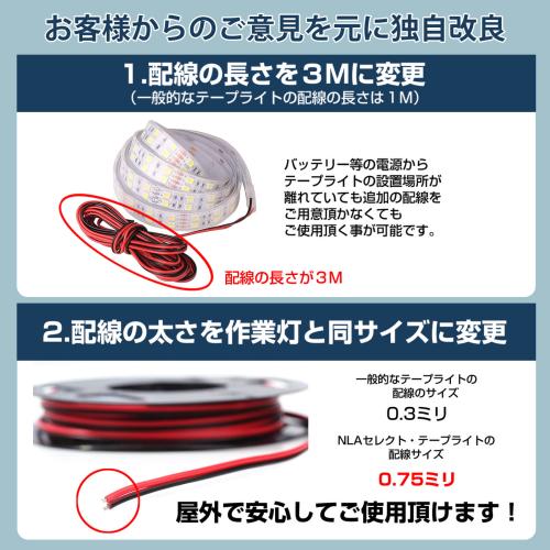LEDテープライト  防水・屋外対応 IP67(1メートル)